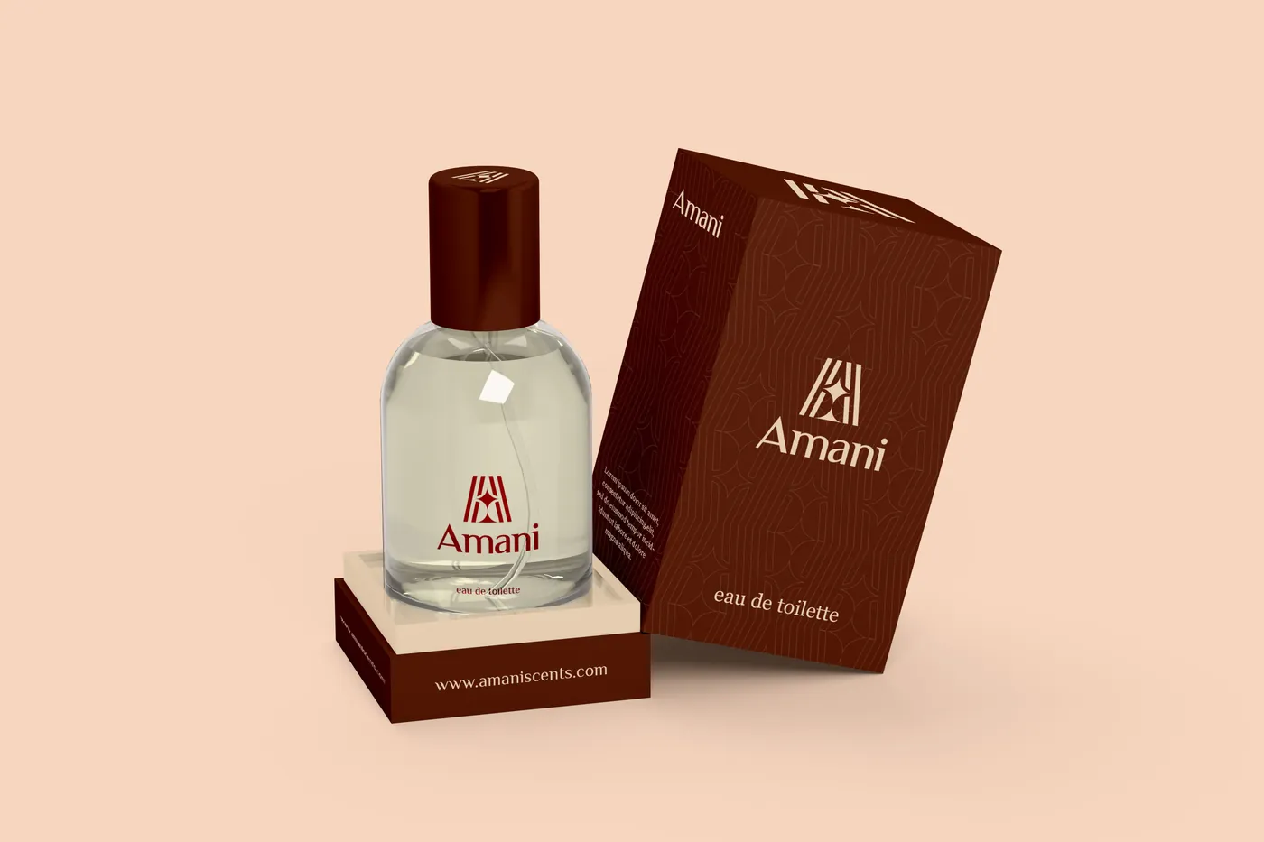 Amani Scents identity in use 01