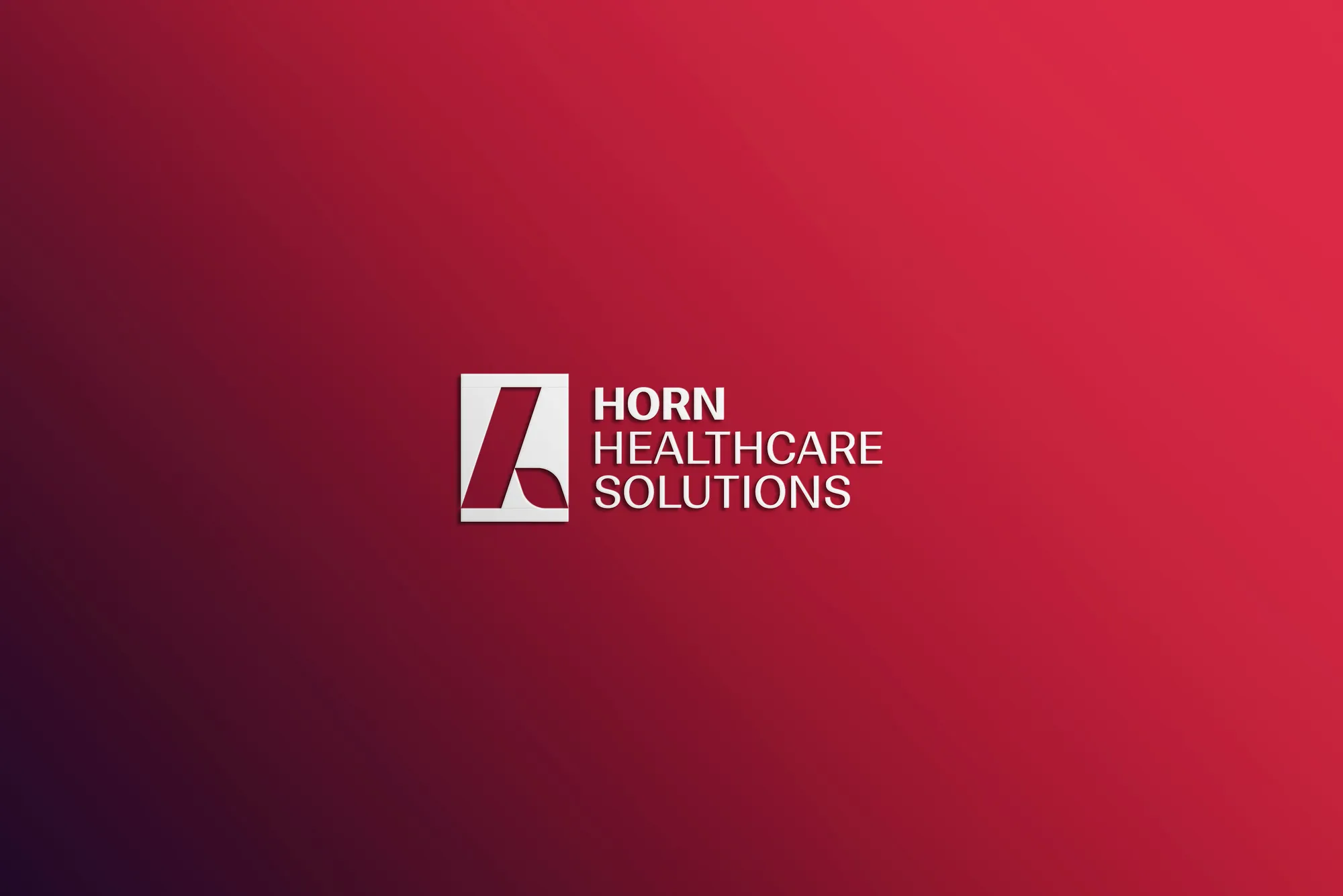 Horn Healthcare Solutions identity in use 05