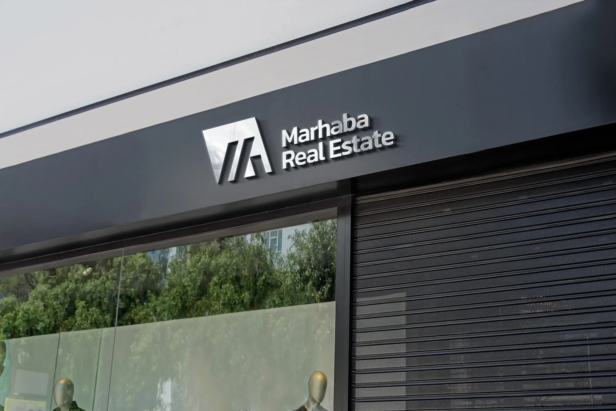 Marhaba Real Estate identity in use 01